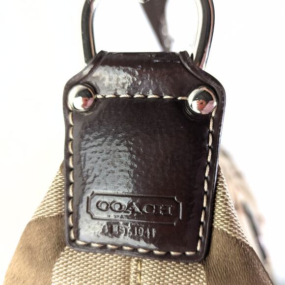 Pre-owned COACH Signature Canvas Hobo Shoulder Bag - Picture 5 of 7